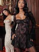 RetroRave Bloom Dress