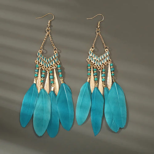 Flower Enamel Earrings