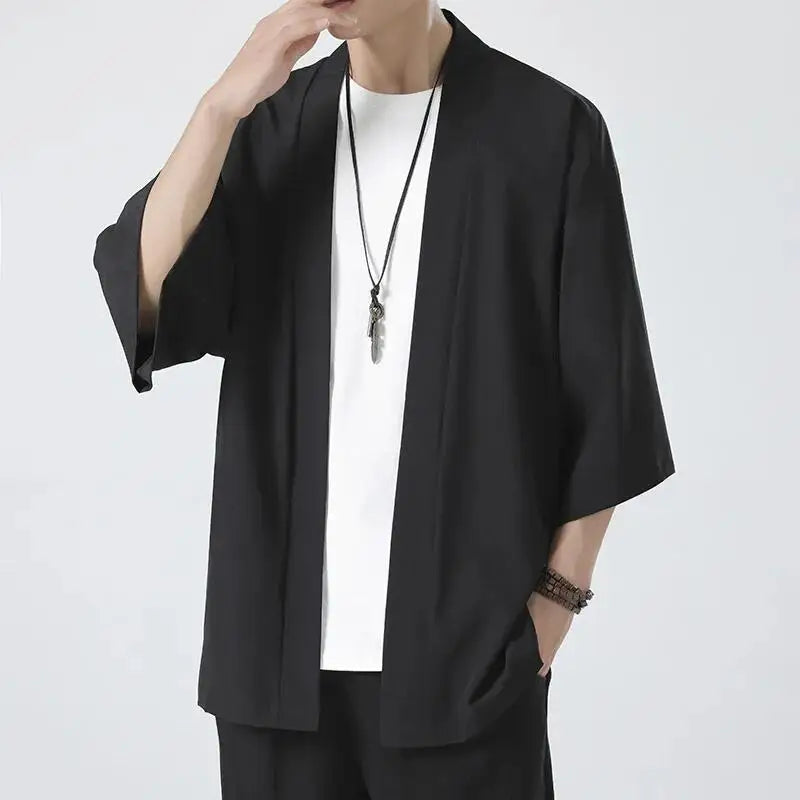 Men’s Kimono Cardigan Shirt
