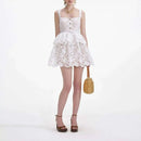 Embroidery Lace Party Dress