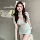 Korean Bodycon Mini Dress
