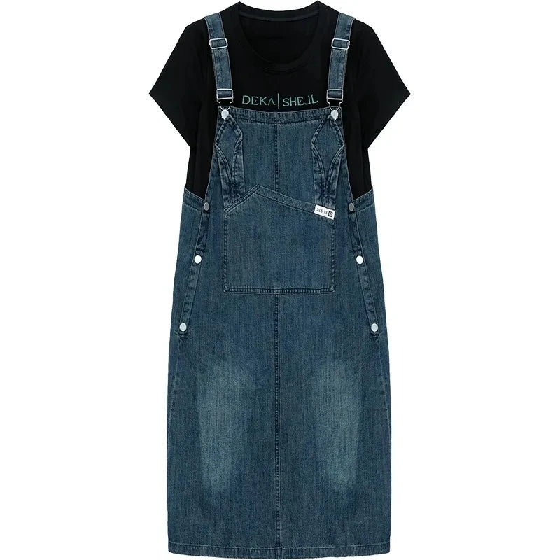 Plus Size Denim Dress