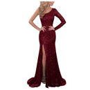 One-Shoulder Sequin Dress