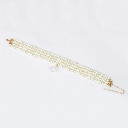 Irregular Pearl Choker Necklace