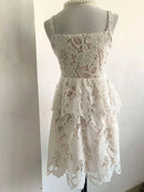 Embroidery Lace Party Dress