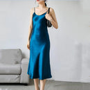 Satin High-Waist Dress