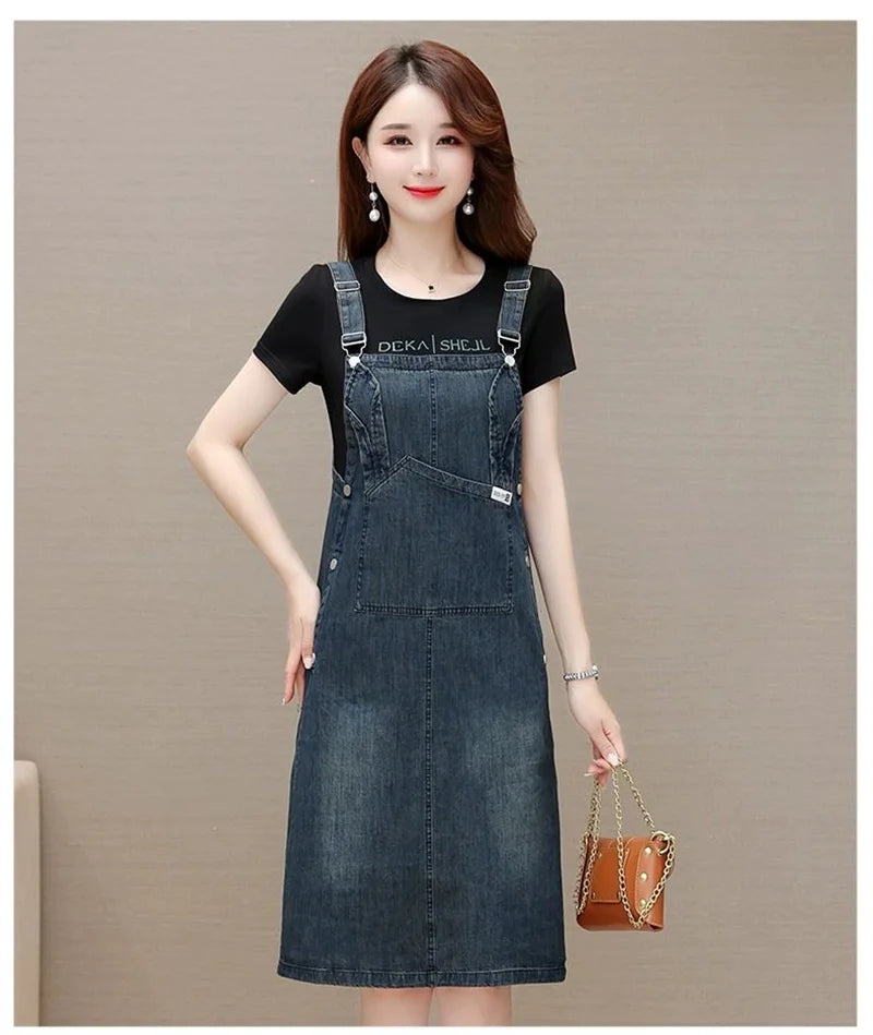 Plus Size Denim Dress