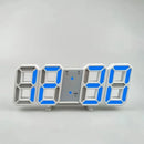 3D LED Alarm Clock Date/Temperature Display for Home Kitchen Office Garden Wall Clock Times Digital Decor