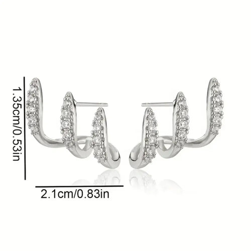 Claw Stud Earrings