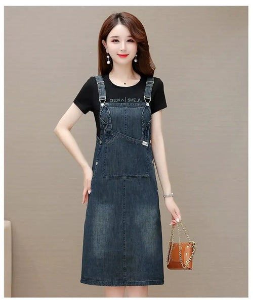 Plus Size Denim Dress
