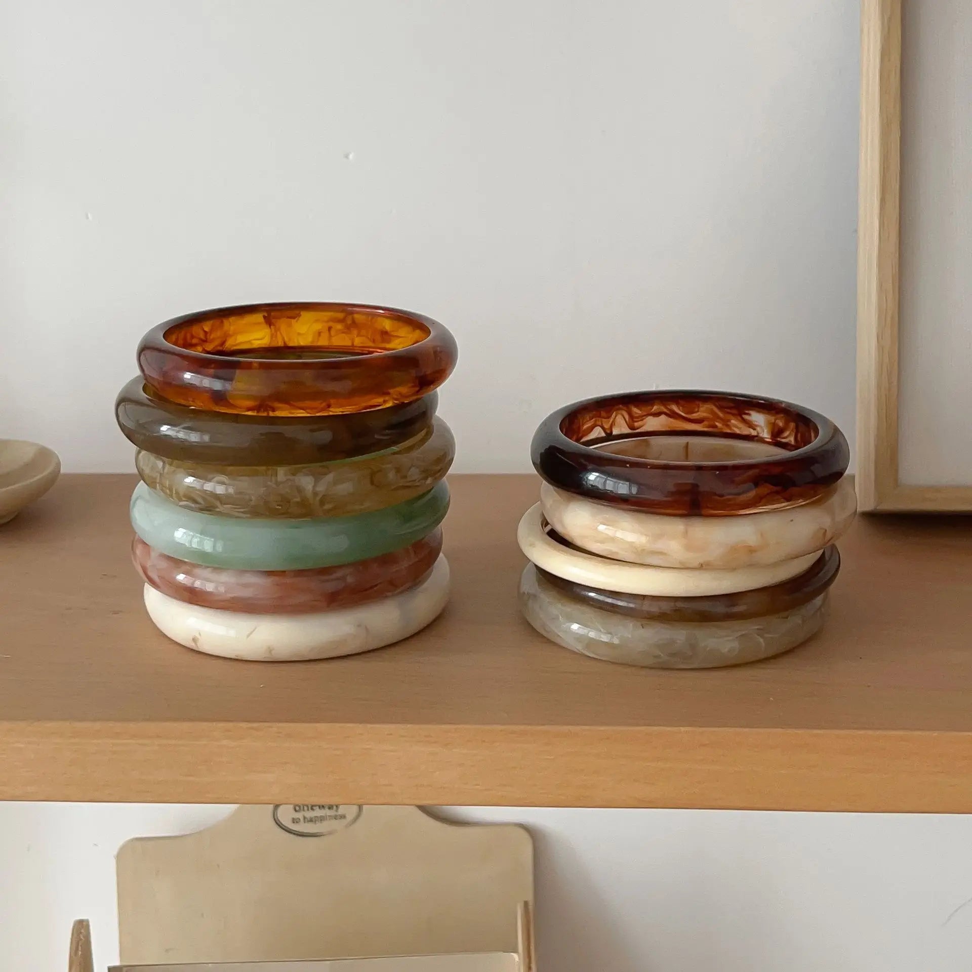 Smudged Resin Bracelet