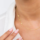 Heart Initial Name Necklace