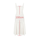 Red Suspender Dress