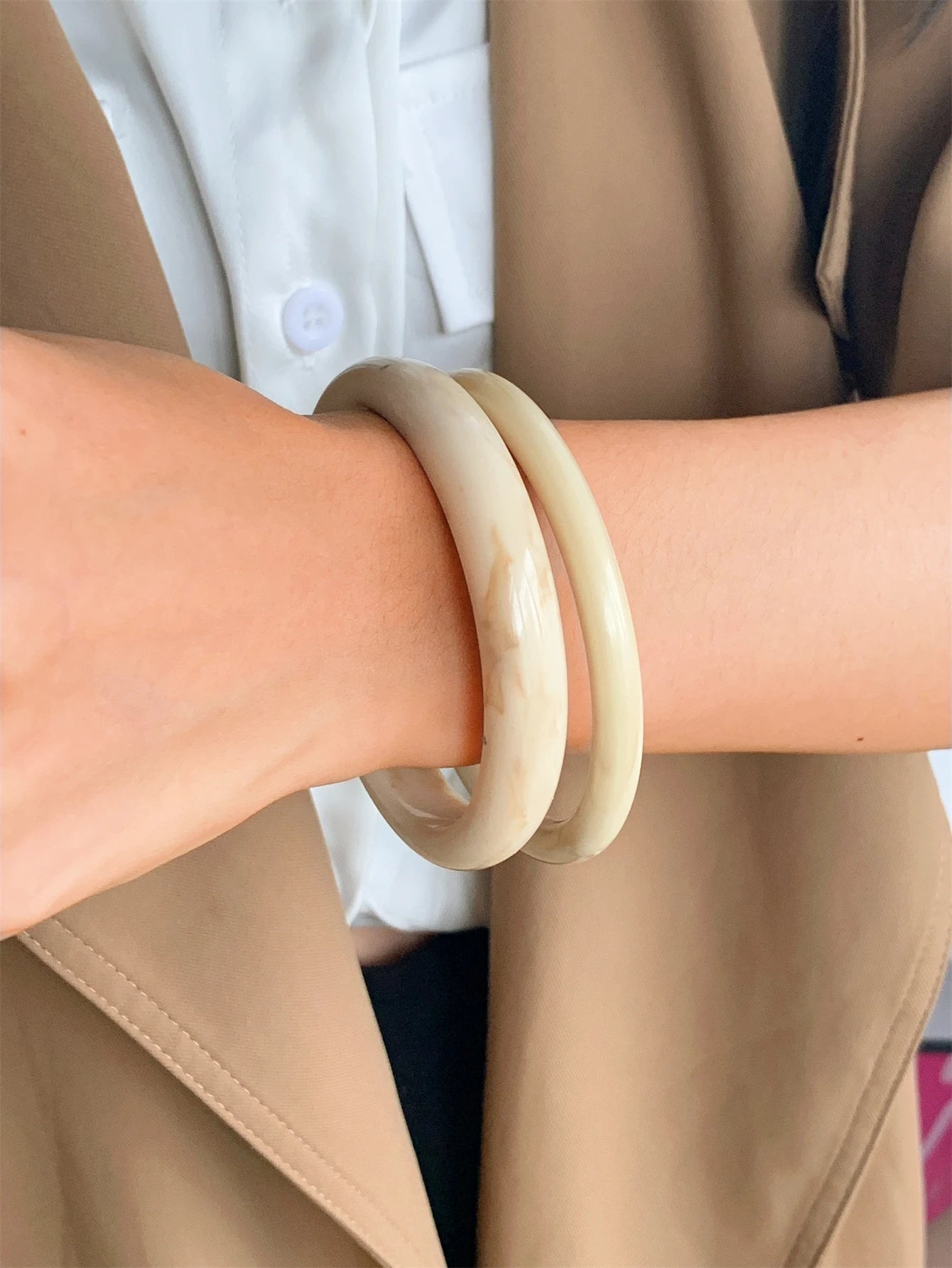 Vintage Resin Bracelet Set
