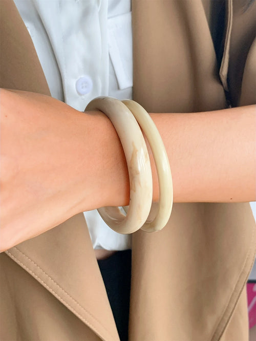 Vintage Resin Bracelet Set