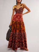 Boho Smocked Summer Dress