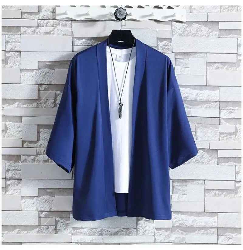 Men’s Kimono Cardigan Shirt