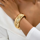 Wide Simple Fashion Bracelet