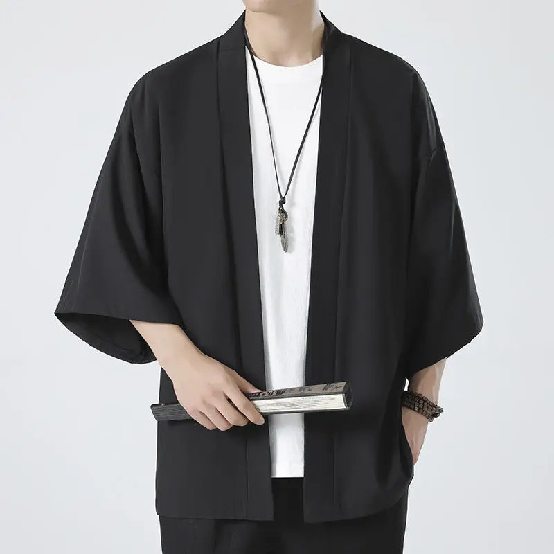 Men’s Kimono Cardigan Shirt