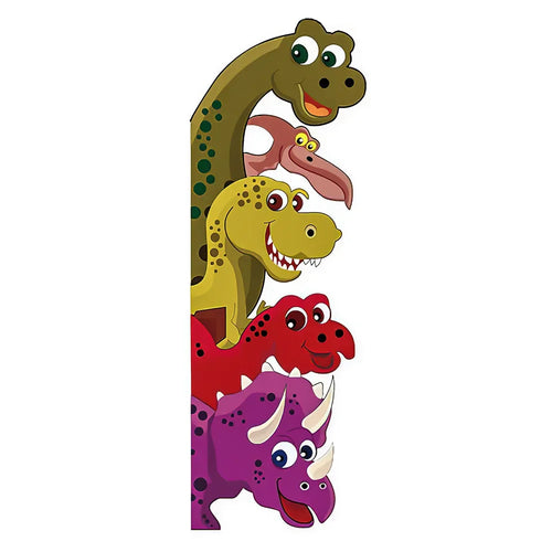 Funny Probe Dinosaur Wall Decals Short Eye Catching Kids Bedroom Living Room Children Nursery Mural Wall Art Behind The Door Stickers