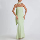 Ivory Bloom Strapless Dress
