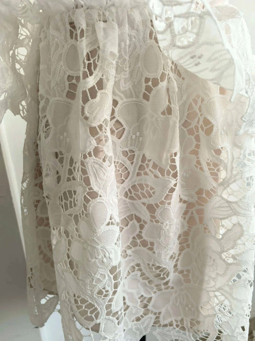 Embroidery Lace Party Dress