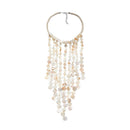 Layered Shell Tassel Necklace