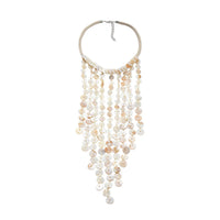 Layered Shell Tassel Necklace