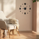 Creative Frameless DIY Wall Clock Home Office Wall Decoration Silent Clock Living Room Decor