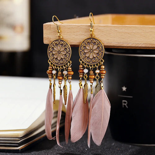 Flower Enamel Earrings