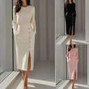 O-Neck Bodycon Dress