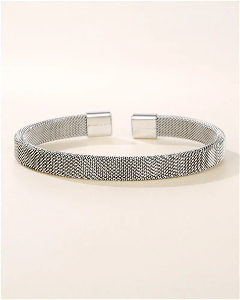 Stainless Steel Cuff Bracelet