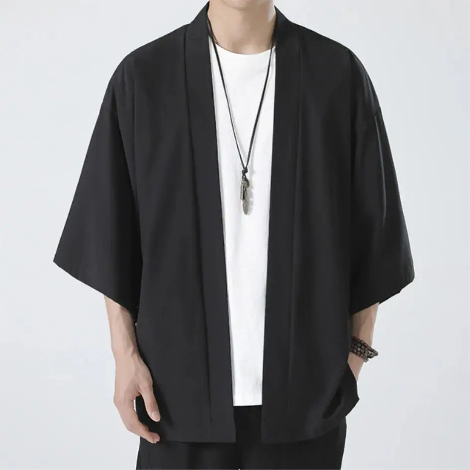 Men’s Kimono Cardigan Shirt
