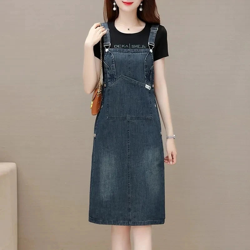 Plus Size Denim Dress