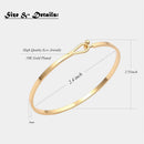 Delicate Thin Cuff Bracelet