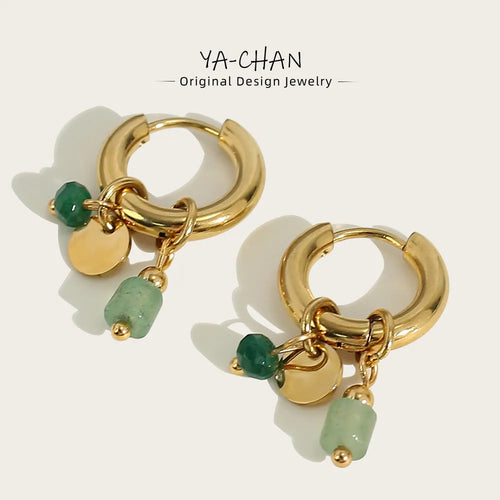 Steel Hoop Earrings