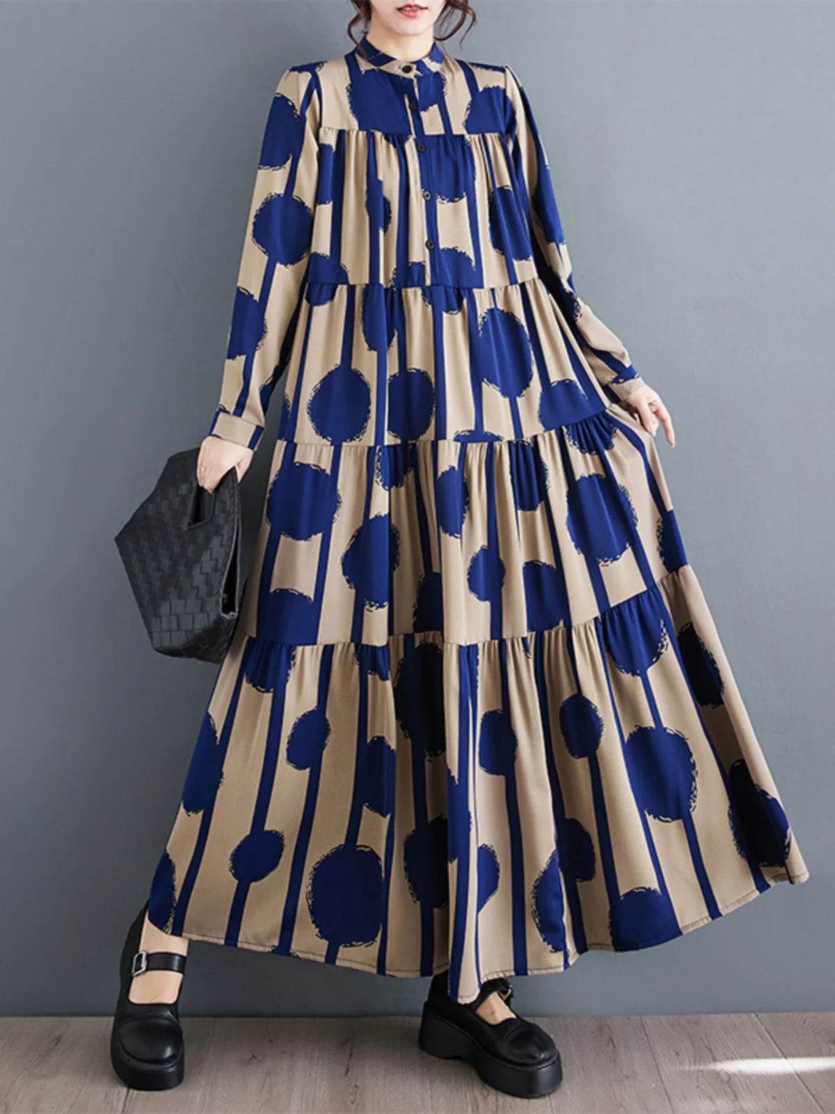 Polka Dot Lantern Dress