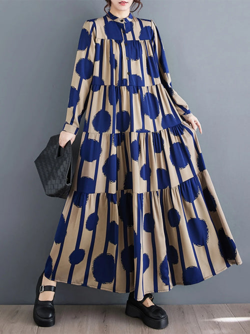 Polka Dot Lantern Dress