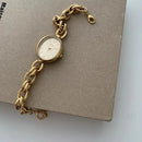 Braided Gold Watch Bracelet