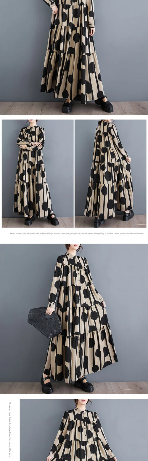 Polka Dot Lantern Dress