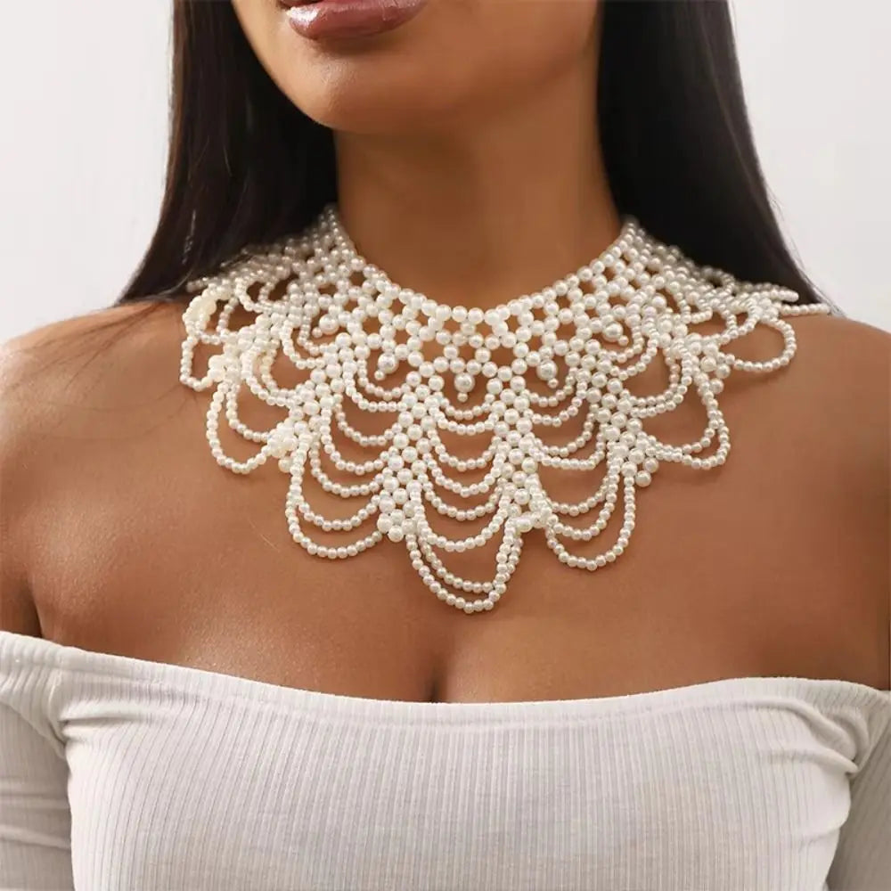 Bohemian Pearl Layer Necklace