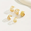 Elegant Silver Ear Cuffs
