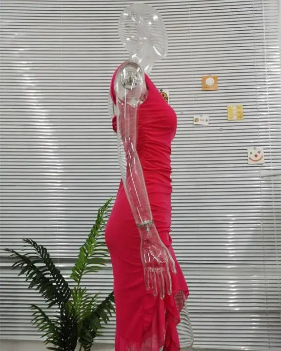 Tie-Dye Bodycon Maxi Dress