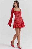 RetroRave Bloom Dress