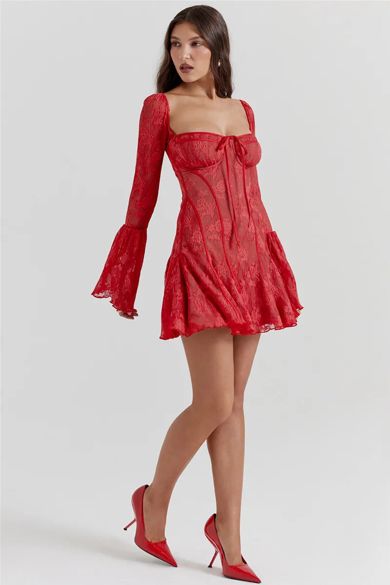 RetroRave Bloom Dress