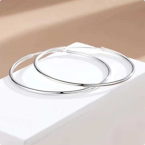 Sterling Silver Hoop Earrings
