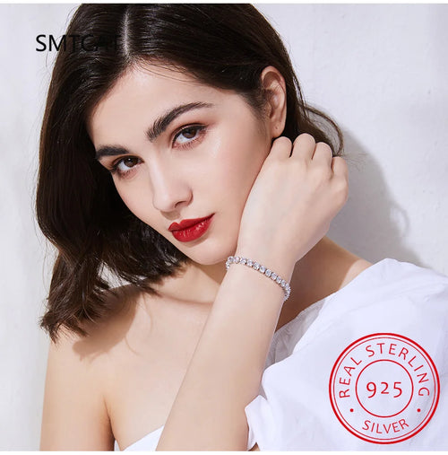 S925 Silver Charm Bracelet