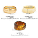 Resin Wide Punk Bangles