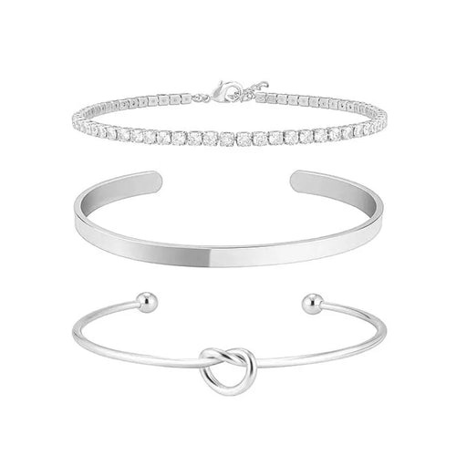 Gold Plated Bracelets Set
