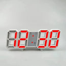 3D LED Alarm Clock Date/Temperature Display for Home Kitchen Office Garden Wall Clock Times Digital Decor